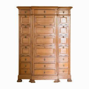 Mobiletto in acero marrone, anni '20