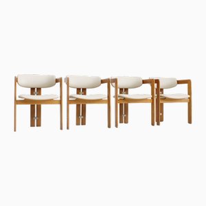 Pamplona Dining Chairs attributed to Augusto Savini for Pozzi, Italy, 1965, Set of 4