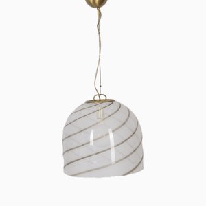 Vintage Italian Ceiling Light in Murano Glass, 1970s