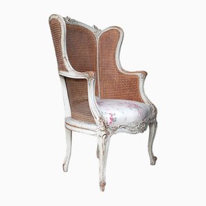 Stuhl aus Rohrgeflecht im Louis Xv-Stil