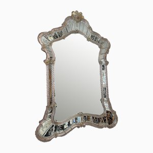 Large Venetian Mirror attributed to Murano, 1950