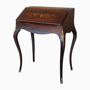 19th Century Spanish Baroque Style Oak Library Table or Desk, 1890