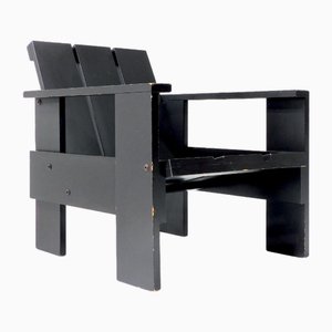 Sedia da bambino Crate vintage di Gerrit Rietveld per Rietveld, 2005