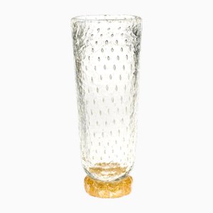 Jarrón decorativo de cristal de Murano con hoja de oro de YourMurano