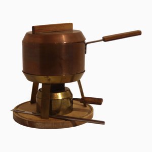 Fondue Set von Carl Auböck für Werkstätte Carl Auböck, 1960er, 4er Set