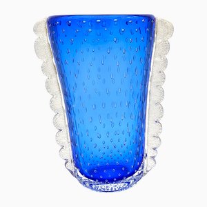 Vaso in vetro di Murano blu di YourMurano