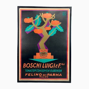 Erberto Carboni, Poster pubblicitario Art Deco, 1926, Stampa