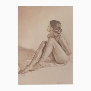 Maria & Andrzej Szypluk, A Girl II, Drawing on Paper