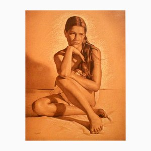 Maria & Andrzej Szypluk, A Girl II, Drawing on Paper