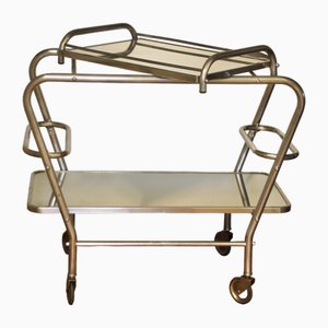 Art Deco French Bar Trolley, 1940s