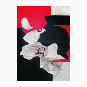Stefano Mazzolini, Mandra, 2023, Collage & Pastel on Paper