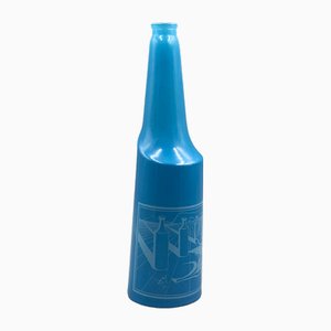 Blaue Glasflasche Nr. 2 von Salvador Dali für Rosso Antico, Italien, 1970er