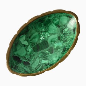 Vintage Malachite Bowl, 1970s