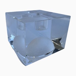 Bougeoir Block en Verre par Creativ Center pour Rosenthal Studio Haus, Allemagne