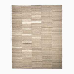 Tappeto Kilim Mid-Century moderno marrone, anni '60