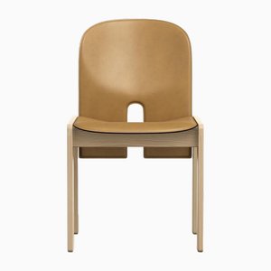 Scarpa 121 Stuhl aus Holz & Leder von Afra & Tobia Scarpa, 1965