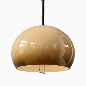 Lampe à Suspension Champignon Space Age en Verre Acrylique de Dijkstra