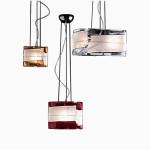 Radius Radsombg Pendant Lamp by Mazzega 1946