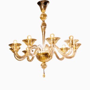 Fegalliano Fegsov09 Chandelier by Mazzega 1946