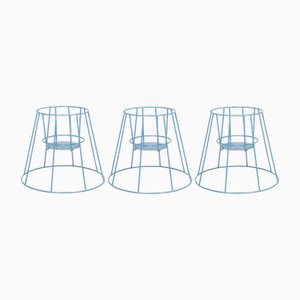 Kleine Cibele Pflanzenständer in Taubenblau von OK Design, 3 . Set