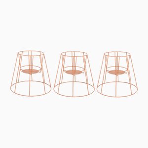 Kleine Dusty Peach Cibele Pflanzenständer von Ok Design, 3 . Set
