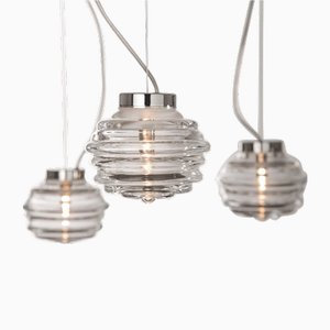 Onda Ondsomsm Pendant Lamp by Mazzega 1946