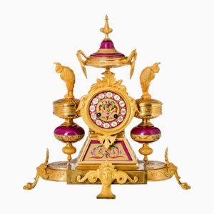 Antique Empire Table Clock by Émile Gallé