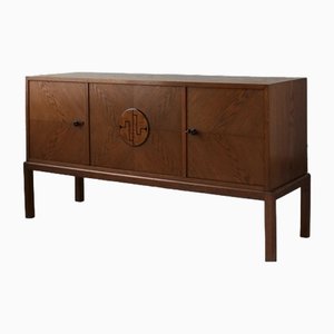 Swedish Modern Oak Sideboard, 1930s