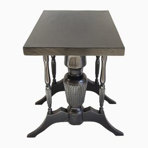 Small Art Deco Ebonized Table, 1930s