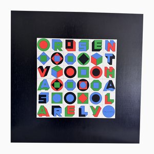 Victor Vasarely, Komposition für Rosenthal, 1976, Original Siebdruck