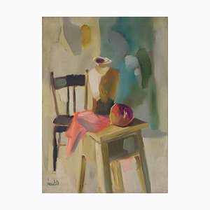 Amar Cheriet, Modernist Still Life, 1968, Oil on Canvas