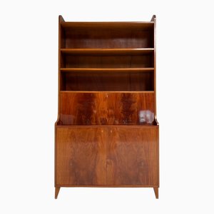 Bücherregal/Secretaire aus Mahagoni, Dänemark, 1960er