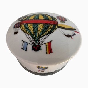Boîte Mongolfiere par Piero Fornasetti pour Rosenthal, 1990s