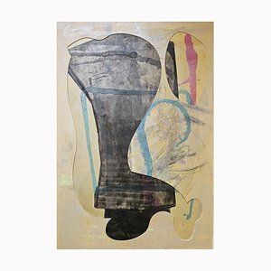 Stefano Mazzolini, Tambulf, 2021, Collage & Acrylique sur Papier