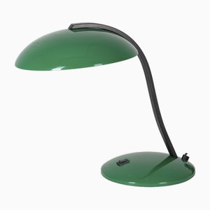Vintage Table Lamp in Green Metal from Veneta Lumi