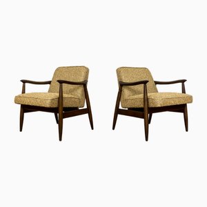 Poltrone Gfm87 di Juliusz Kędziorek, Polonia, anni '60, set di 2