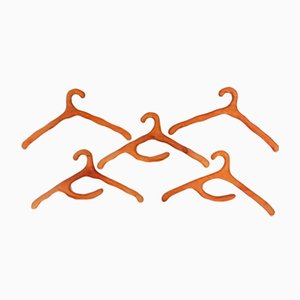 Cintres Anthroposophiques en Bois, Set de 5