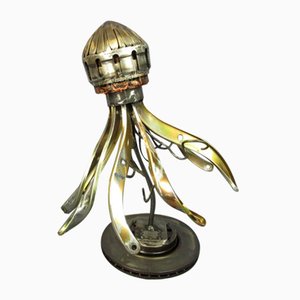 Simon Saronni, Quallenskulptur, 2000er, Metall