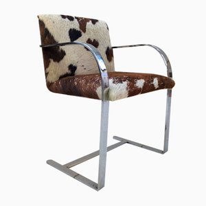 Flat Bar Brno Armchair attributed to Ludwig Mies Van Der Rohe, 1930s