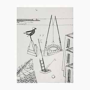 Czeslaw Tumielewicz, Monumento a la Ley Marcial, Punta Seca sobre Papel, 1982