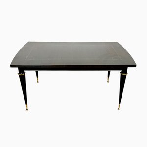 Art Deco Dining Table in Macassar Ebony, 1940s
