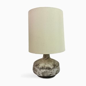 Gesprenkelte Mid-Century Tischlampe aus Keramik, 1960er