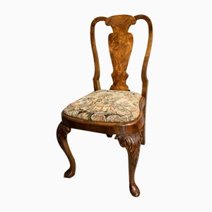 Queen Anne Walnut Dining Chairs, 1910, Set of 10