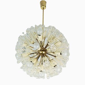 Mid-Century Austrian Dandelion Sputnik Ceiling Light by Emil Stejnar for Rupert Nikoll, 1950s