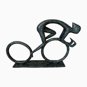 Artiste, Sculpture Cycliste, Pays-Bas, 2000s, Bronze