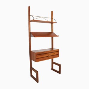 Free Standing Wall Unit Royal System by Poul Cadovius for Cado, Denmark, 1960s