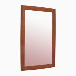 Danish Wall Mirror with Teak Frame, 1960s