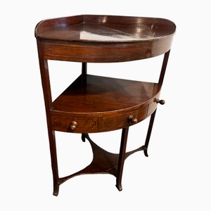 English Corner Table in Mahogany, Late 19th Century
