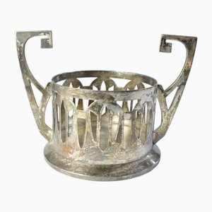 Jugend Wine Coaster in White Metal