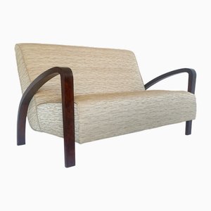Sofá Art Déco de nogal, años 30